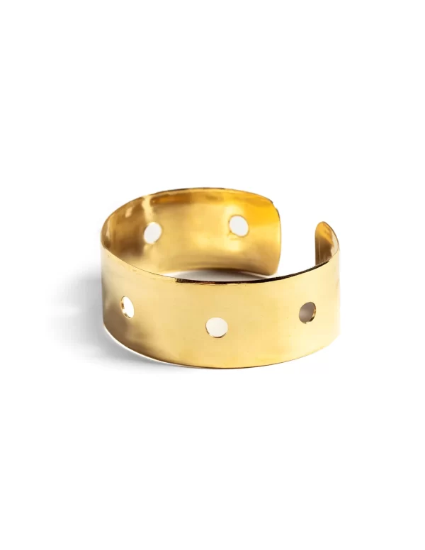 NÍCOLI PULSERA CÍRCULOS DORADA< Pulseras