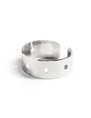 NÍCOLI PULSERA CÍRCULOS PLATEADA< Pulseras