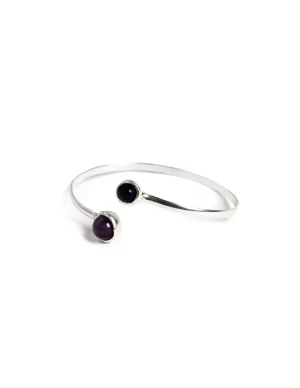 NÍCOLI PULSERA ESFERA AMATISTA< Pulseras