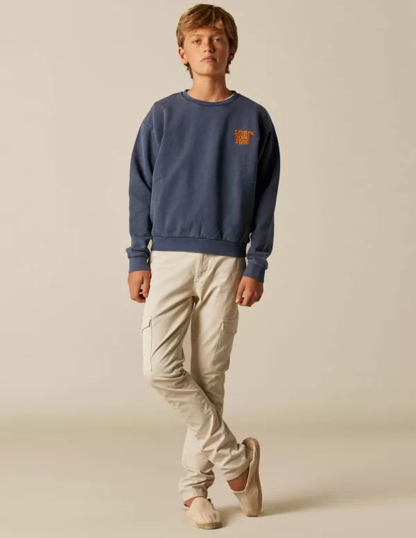 NÍCOLI SUDADERA "SKATE" AZUL< Sudaderas