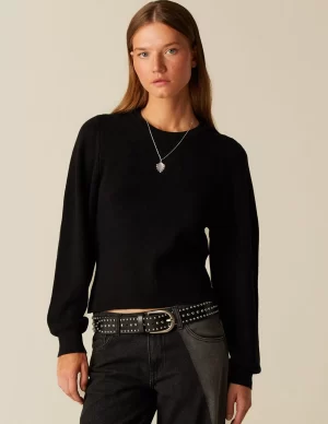 NÍCOLI TOP ABERTURA ESPALDA NEGRO< Tops