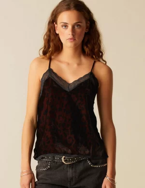 NÍCOLI TOP LENCERO ANIMAL PRINT< Tops