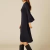 NÍCOLI VESTIDO ASIMéTRICO ANTRACITA< Vestidos