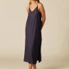 NÍCOLI VESTIDO AZUL TIRANTES BORDADO< Vestidos