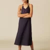 NÍCOLI VESTIDO AZUL TIRANTES BORDADOS< Vestidos