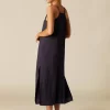 NÍCOLI VESTIDO AZUL TIRANTES BORDADO< Vestidos