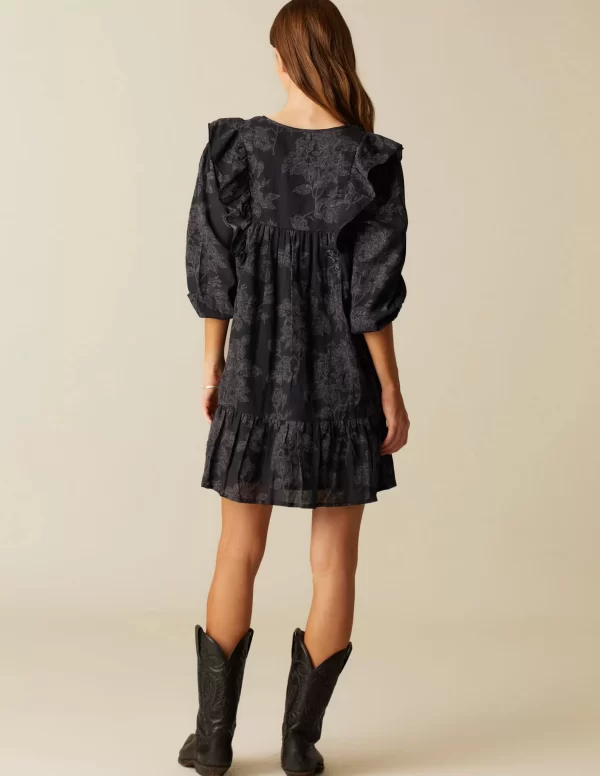 NÍCOLI VESTIDO CONTRASTE ANTRACITA< Vestidos
