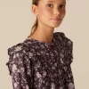 NÍCOLI VESTIDO FLOR INDIA MORA< Vestidos