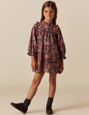 NÍCOLI VESTIDO FLOR MORA< Vestidos