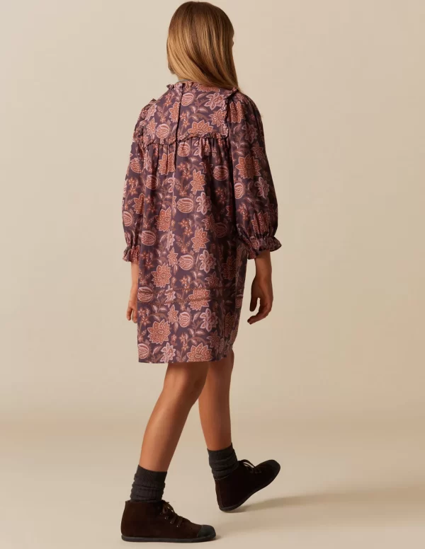 NÍCOLI VESTIDO FLOR MORA< Vestidos