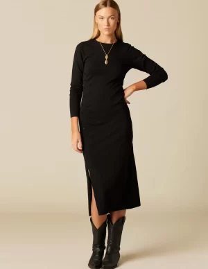 NÍCOLI VESTIDO LARGO NEGRO< Vestidos