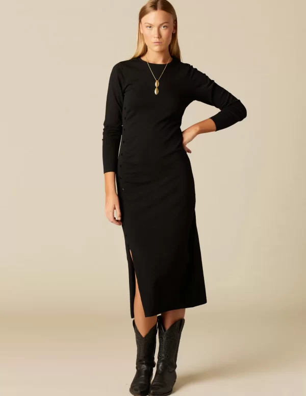 NÍCOLI VESTIDO LARGO NEGRO< Vestidos