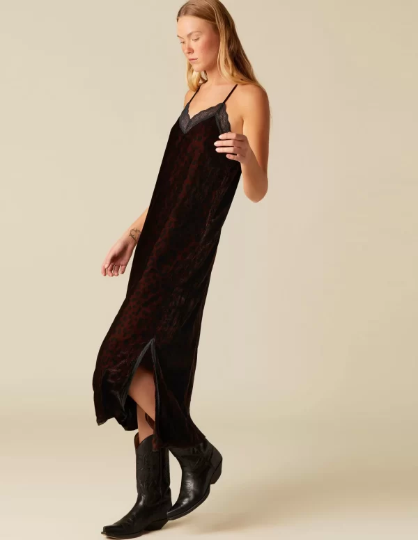 NÍCOLI VESTIDO LENCERO ANIMAL PRINT< Vestidos