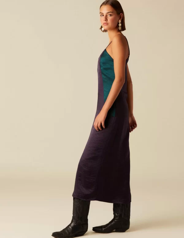NÍCOLI VESTIDO TIRANTES MORA CONTRASTE< Vestidos